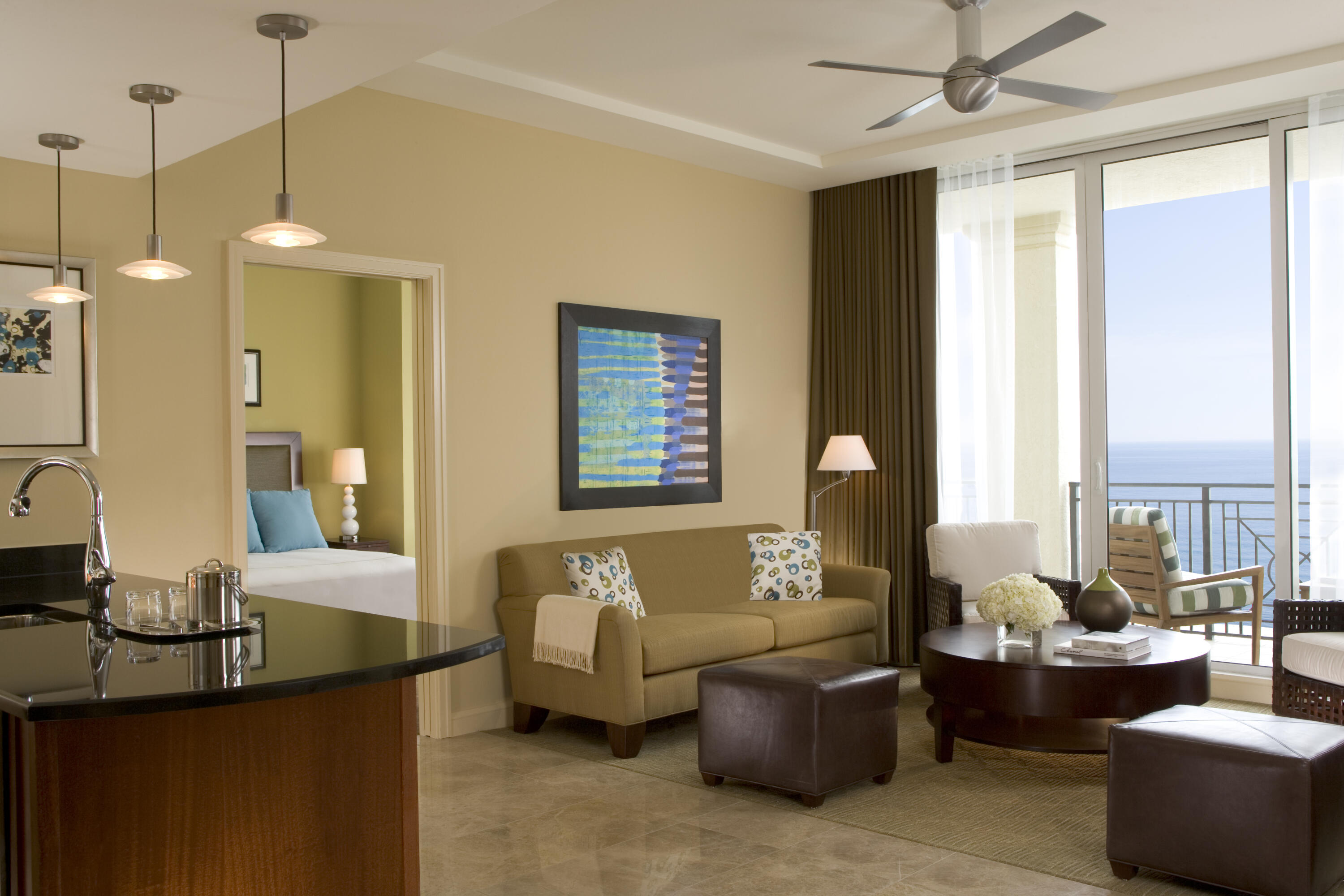 3800 North Ocean Drive, Unit 1703 Singer Island, FL 33404 - Photo 18 of 19 a living room with furniture and a large window