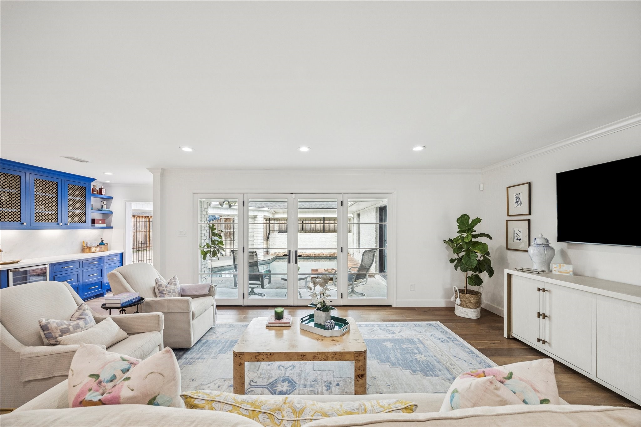 7906 Meadowbriar Lane Houston, TX 77063 - Photo 33 of 34 The home offers an open floor plan with updated and designer finishes throughout.