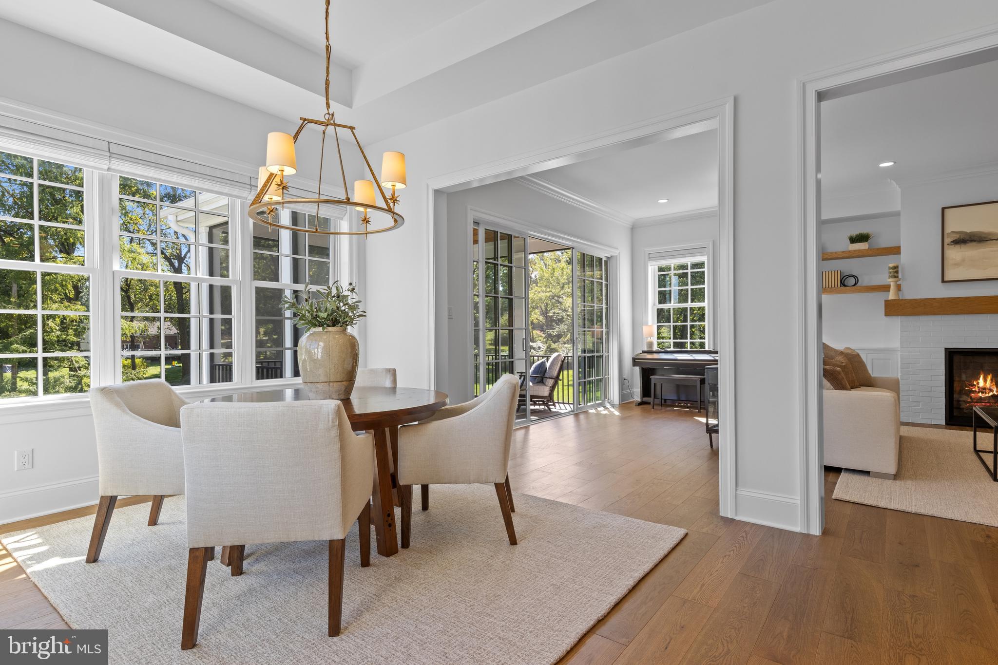 1052 Prescott Road Berwyn, PA 19312 - Photo 15 of 65 a view of a dining room with furniture window and wooden floor