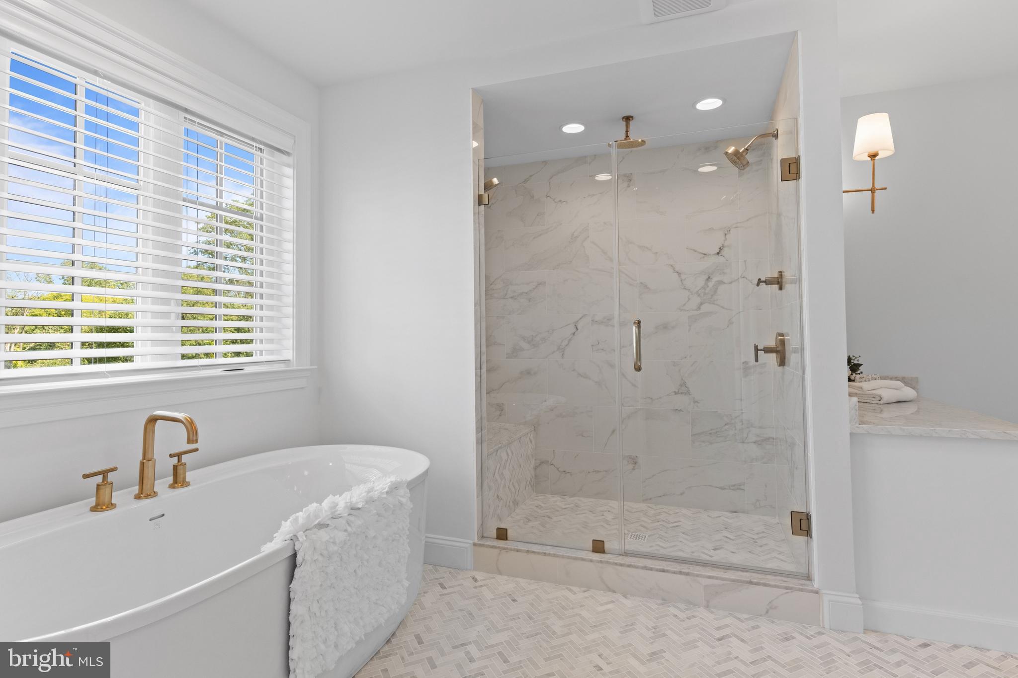 1052 Prescott Road Berwyn, PA 19312 - Photo 45 of 65 a bathroom with a tub sink and shower