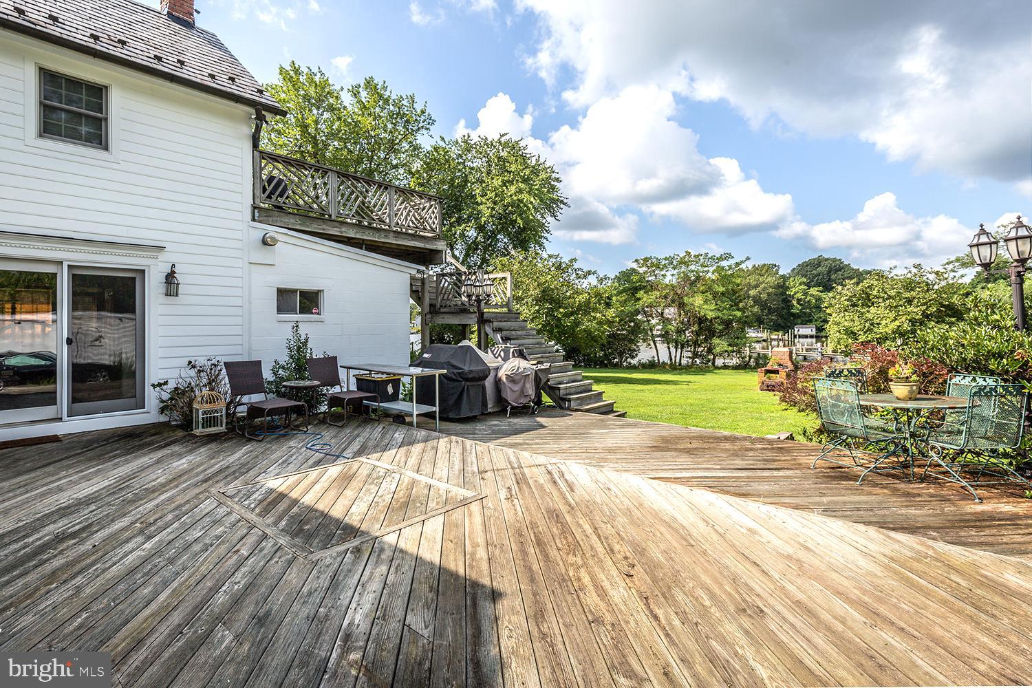 1313 Mayo Road Edgewater, MD 21037 - Photo 16 of 42 Open Air Main Level Dining & Grilling Deck