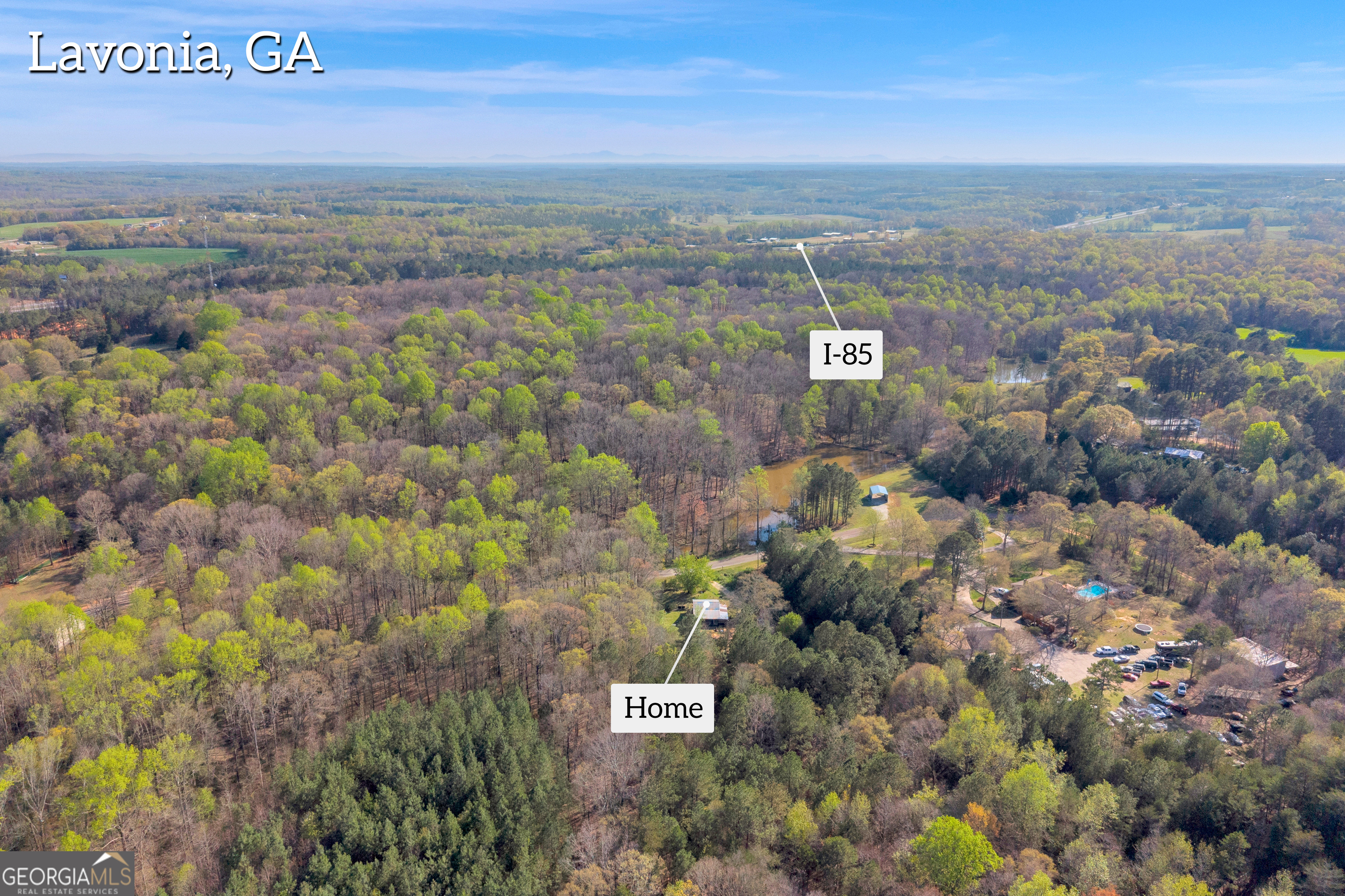 1413 Whiting Road Lavonia, GA 30553 - Photo 13 of 74 Conveniently located to I-85 for easy travel to nearby towns and amenities.