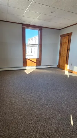 a view of empty room with a window