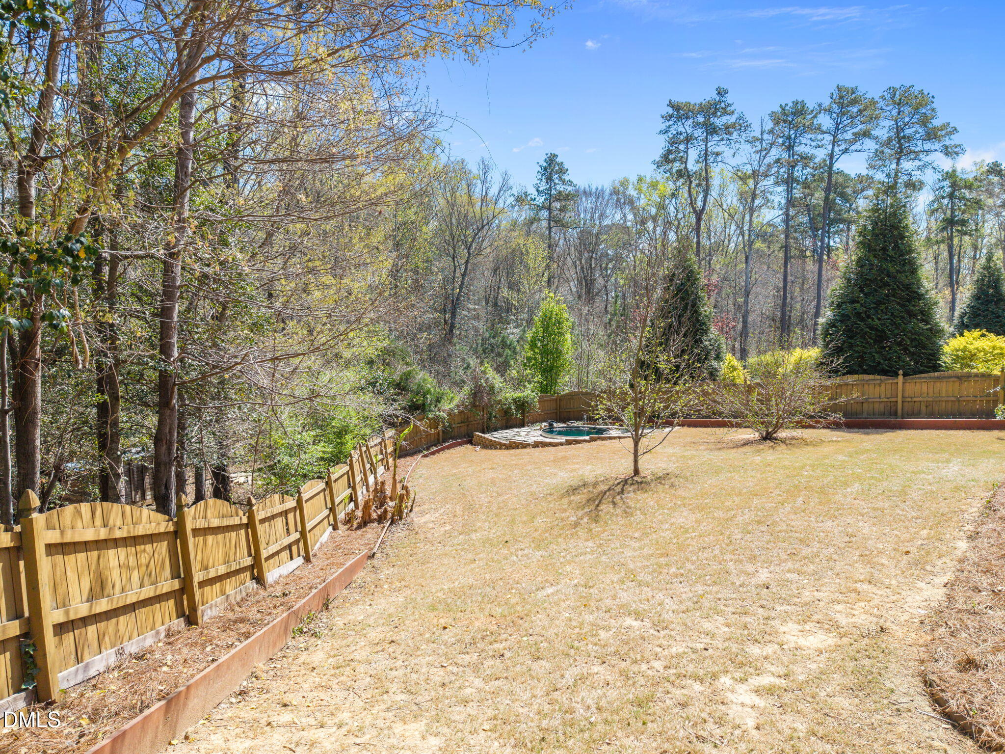 4603 Brighton Ridge Drive Apex, NC 27539 - Photo 50 of 69 a view of a yard with trees