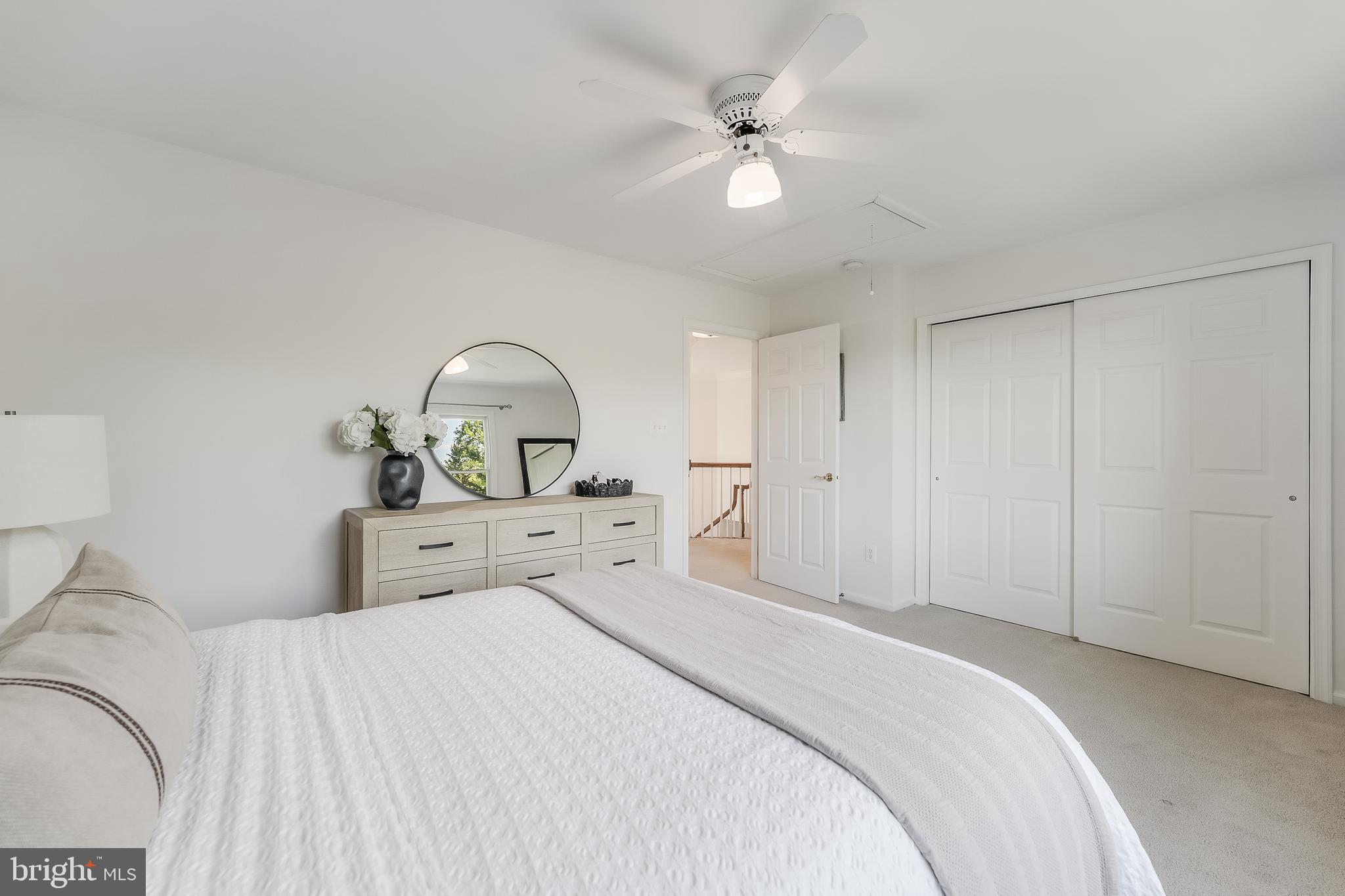 12537 Ridgegate Drive Herndon, VA 20170 - Photo 51 of 80 a bedroom with a bed and a dresser