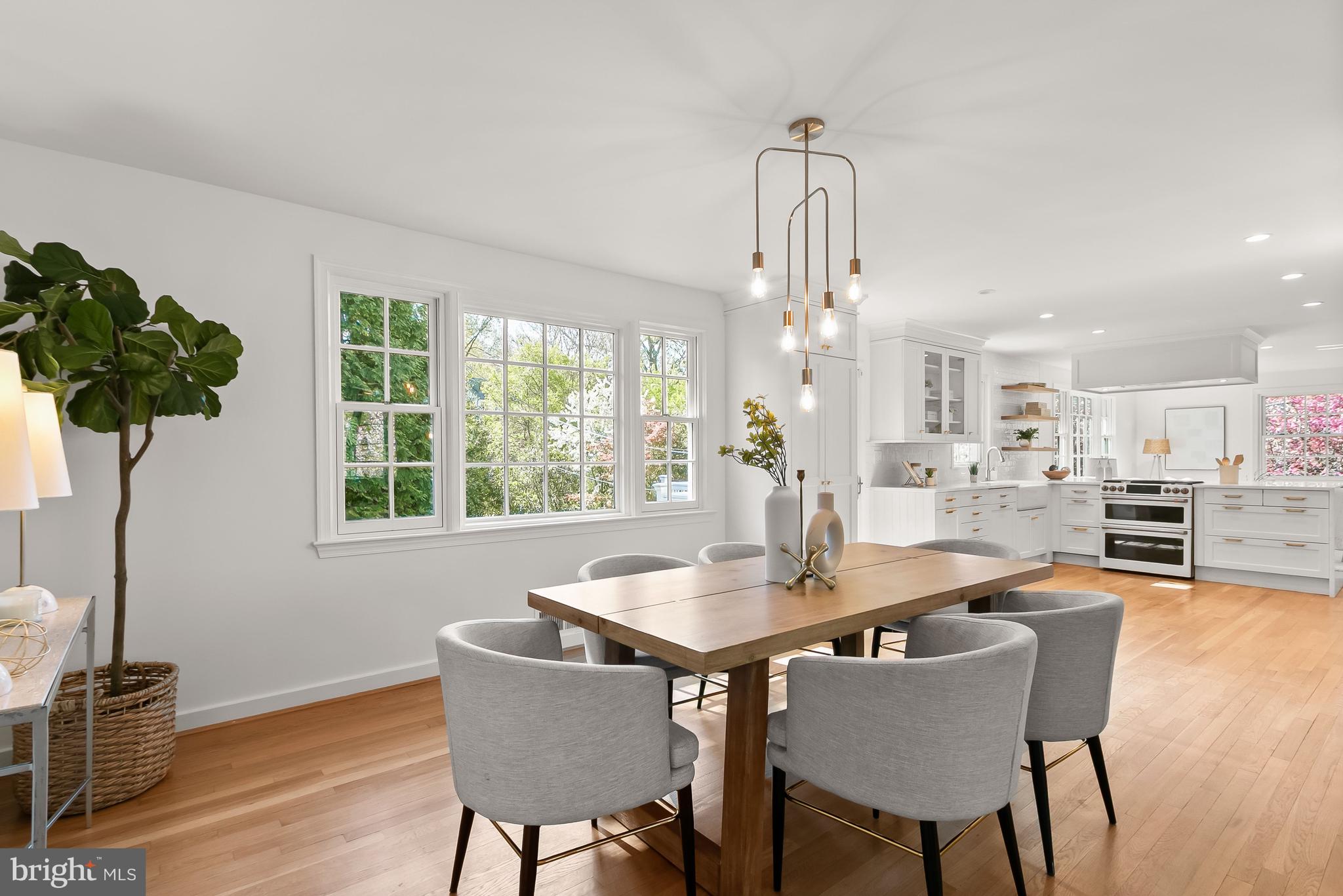 5120 Upton Street Northwest Washington, DC 20016 - Photo 17 of 53 a dining room with furniture and window