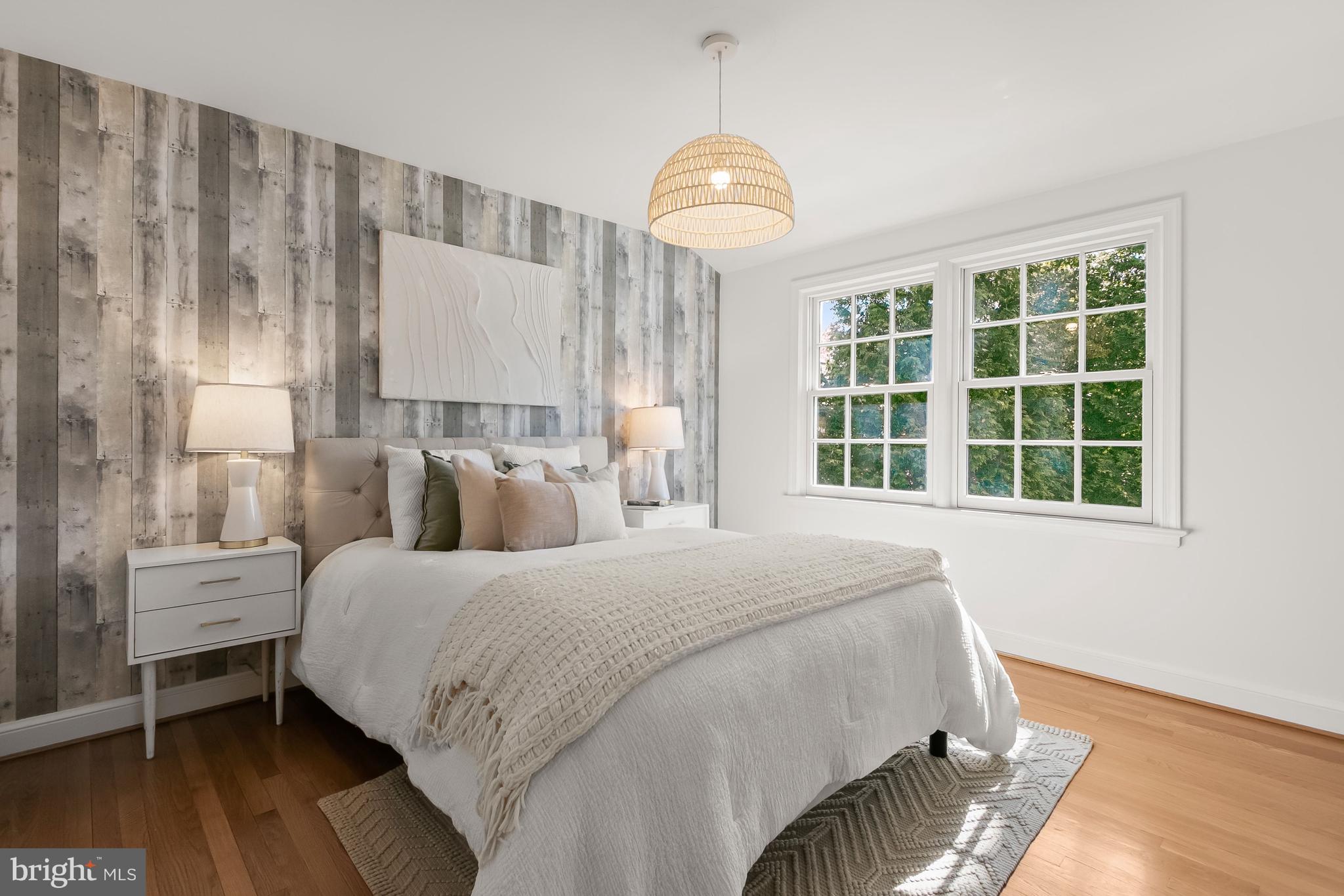 5120 Upton Street Northwest Washington, DC 20016 - Photo 30 of 53 a bedroom with a bed and a window