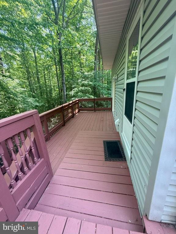 7801 Cliffside Court Springfield, VA 22153 - Photo 35 of 71 a view of balcony with wooden floor