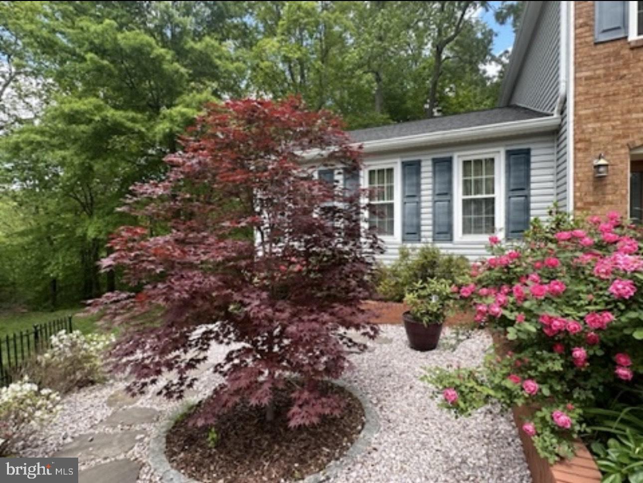 7801 Cliffside Court Springfield, VA 22153 - Photo 68 of 71 a view of a house with a flower garden