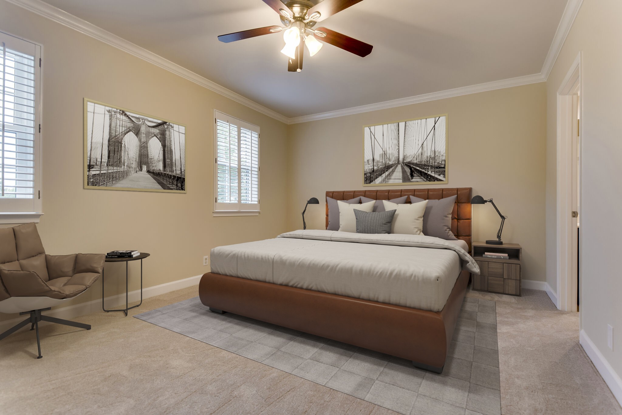 737 General George Patton Road Nashville, TN 37221 - Photo 4 of 36 a bedroom with a bed and window