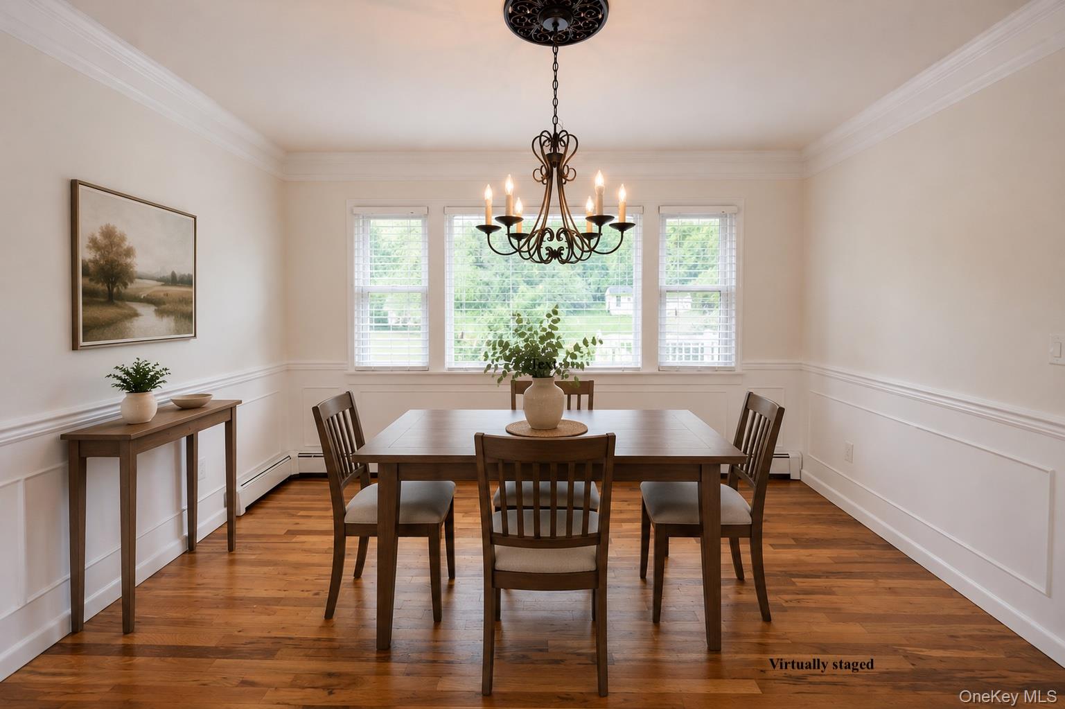 136 Foggintown Road Brewster, NY 10509 - Photo 15 of 50 a view of a dining room with furniture window and wooden floor