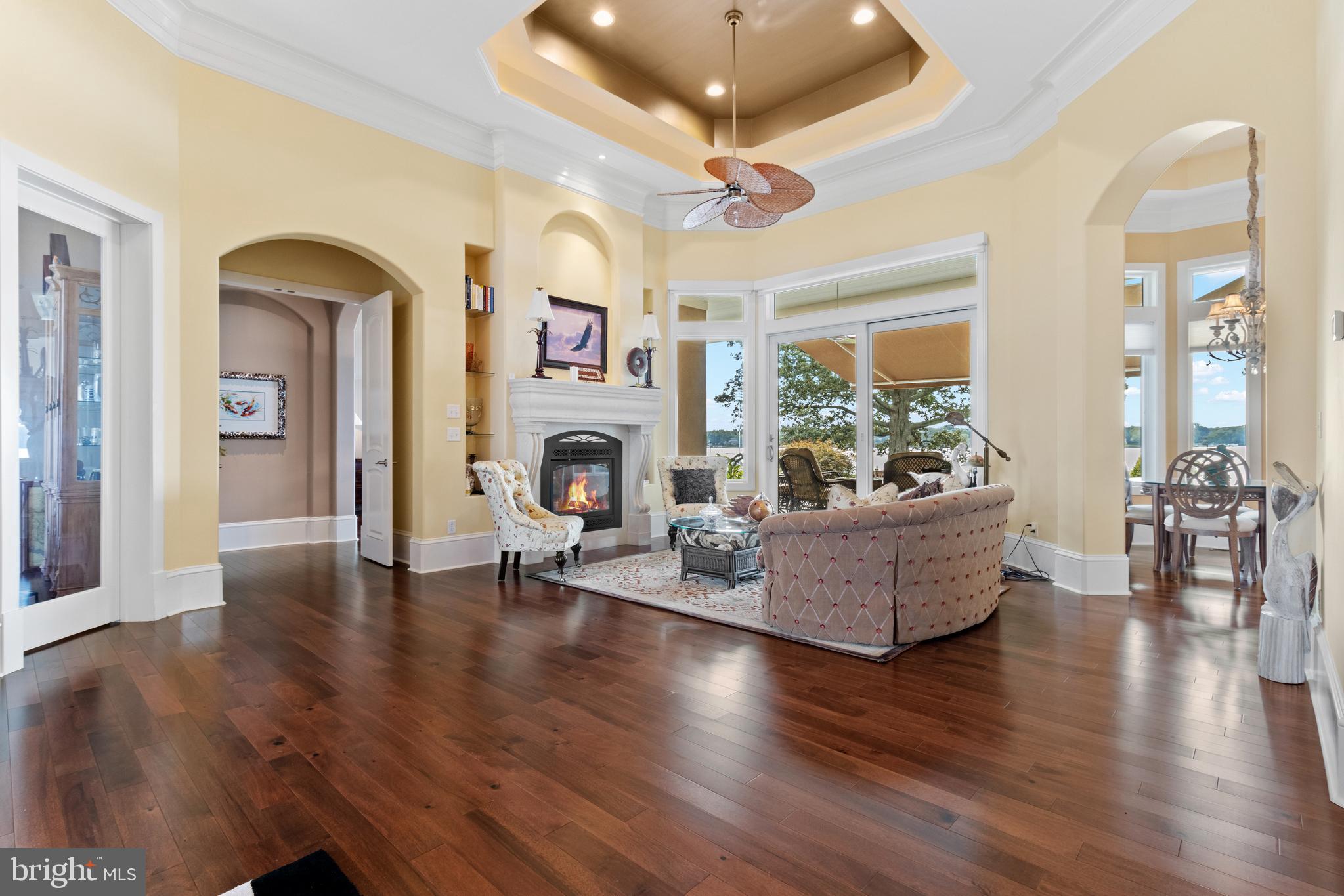 26885 Mallard Road Chestertown, MD 21620 - Photo 12 of 50 Living Room with Gas Fireplace