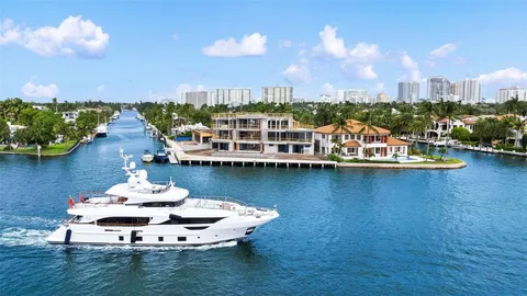 a view of a lake with a nearby beach