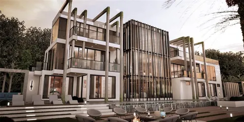 a view of a large building