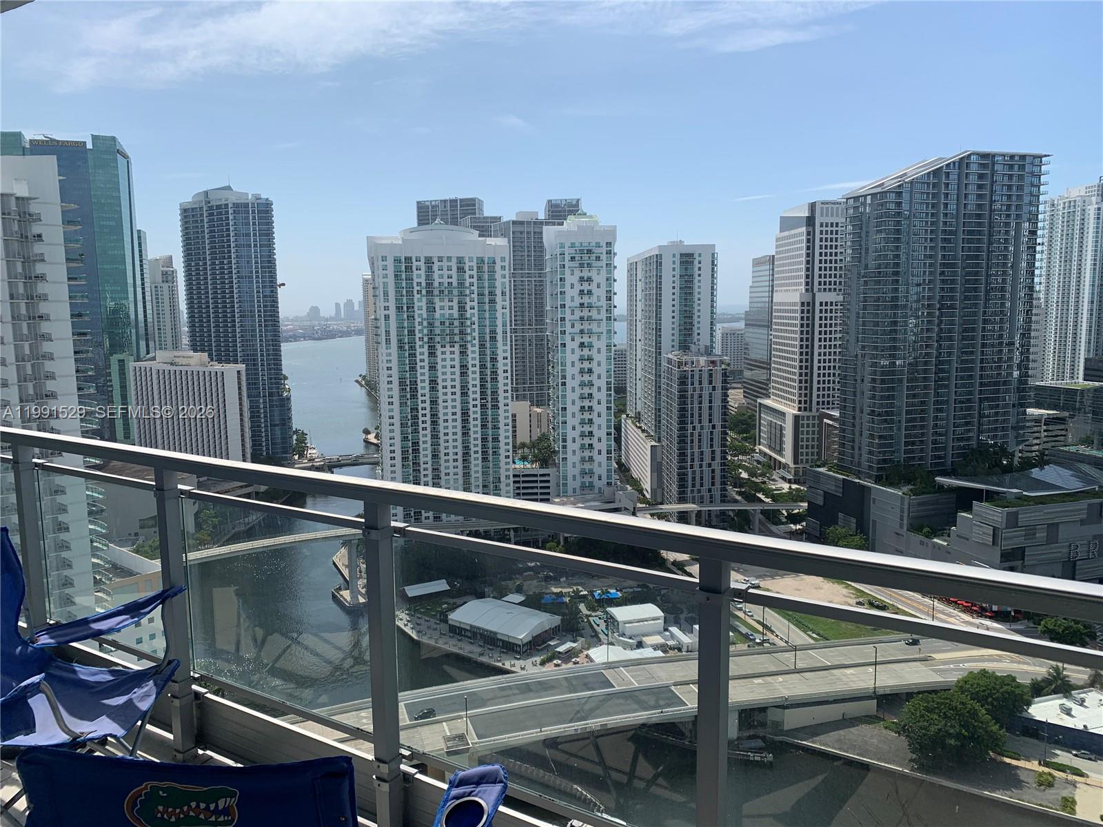 90 Southwest 3rd Street, Unit 3610 Miami, FL 33130 - Photo 2 of 38 a view of balcony with city view
