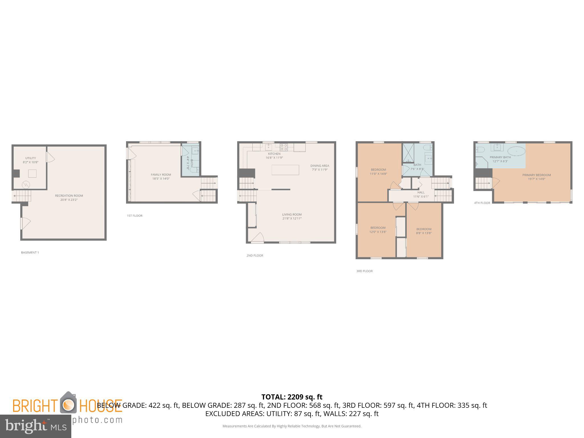 1617 Church Road Wyncote, PA 19095 - Photo 39 of 39 Detailed floor plan layout for a home.