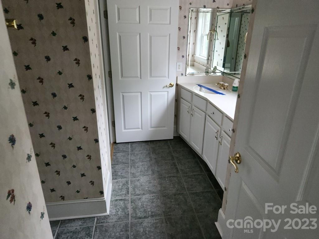 360 Hooper Creek Road Tryon, NC 28782 - Photo 31 of 38 a bathroom with sink mirror and shower