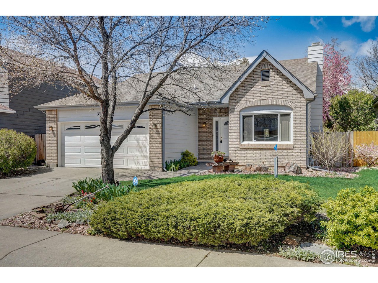 3317 Laredo Lane Fort Collins, CO 80526 - Photo 1 of 33 a front view of a house with a yard