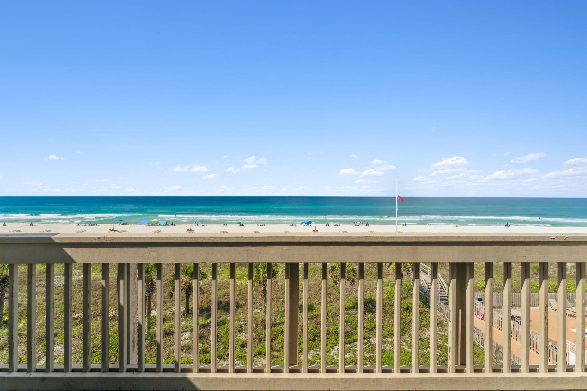 23011 Front Beach Road, Unit E47 Panama City Beach, FL 32413 - Photo 22 of 29 a view of wooden floor