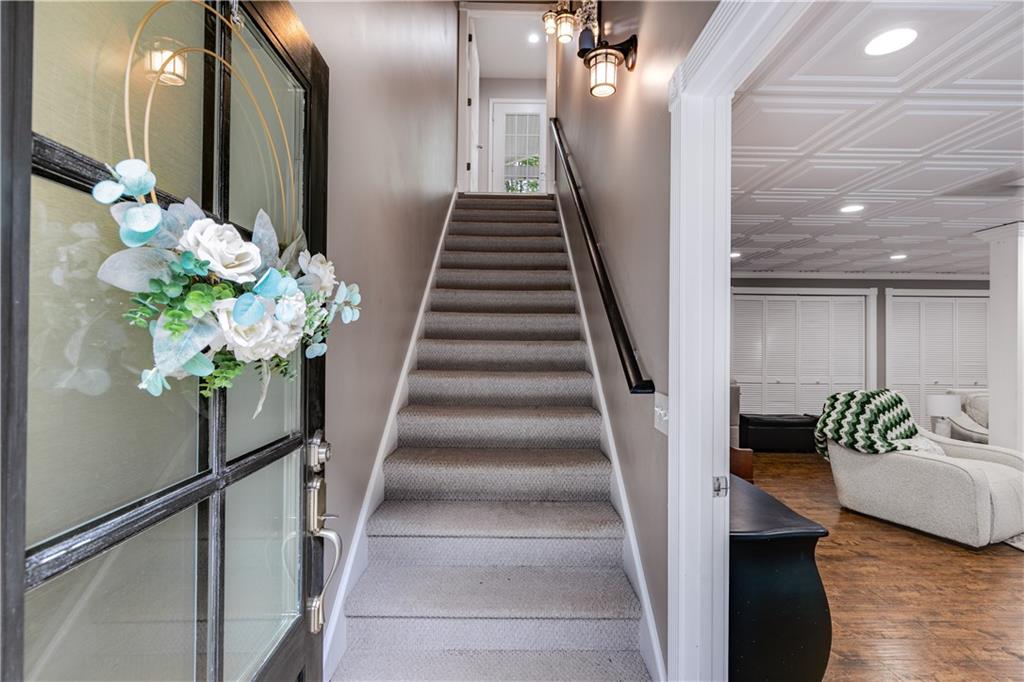 1800 Mandeville Road Bremen, GA 30110 - Photo 13 of 41 a view of entryway and hall with wooden floor