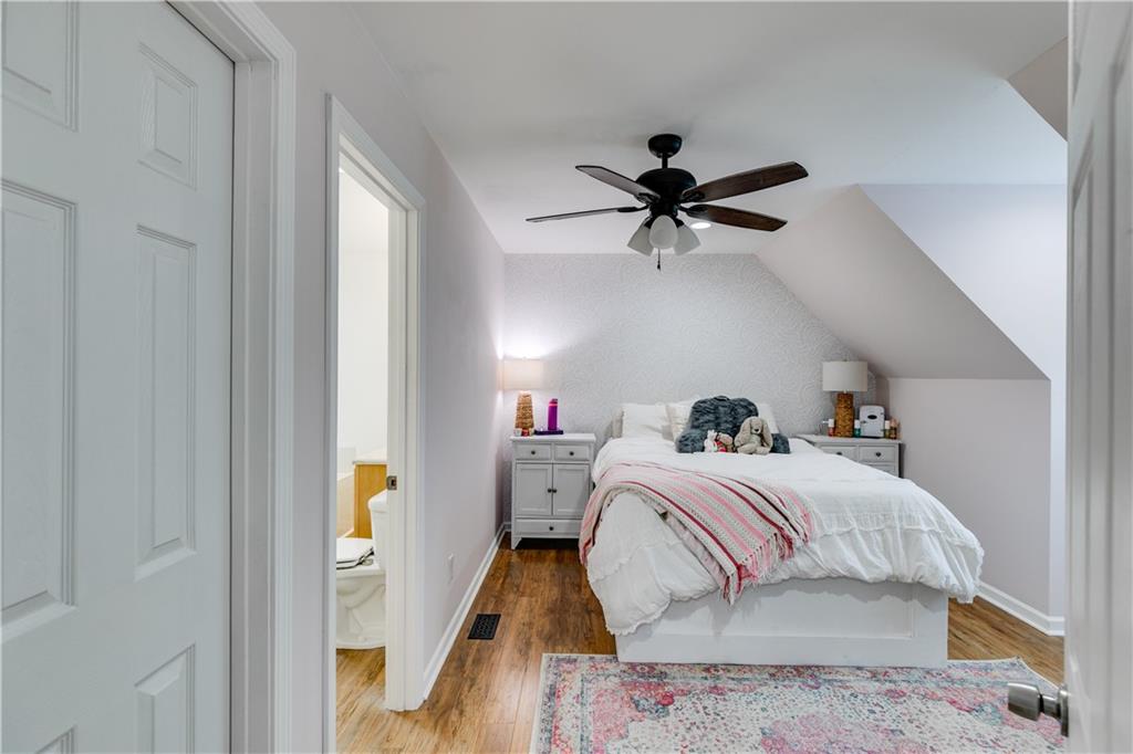 1800 Mandeville Road Bremen, GA 30110 - Photo 25 of 41 a bed room with a bed and a ceiling fan