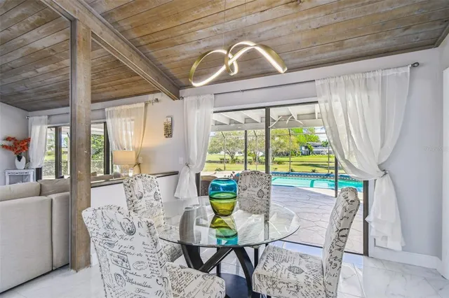 a spacious bathroom with a double vanity sink and a mirror