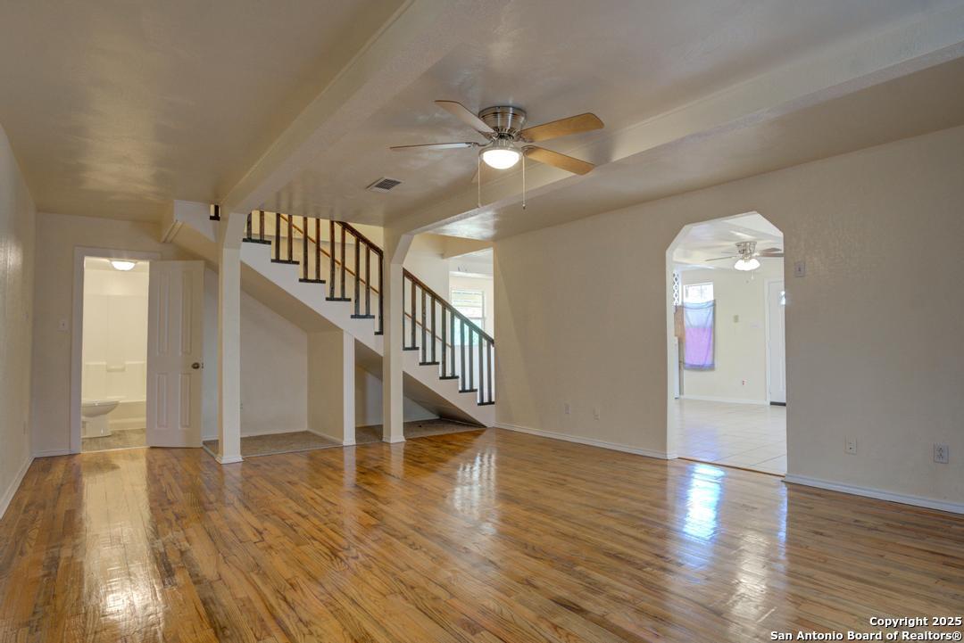 1176 Old Adams Lane Pleasanton, TX 78064 - Photo 9 of 42 a view of an entryway with wooden floor