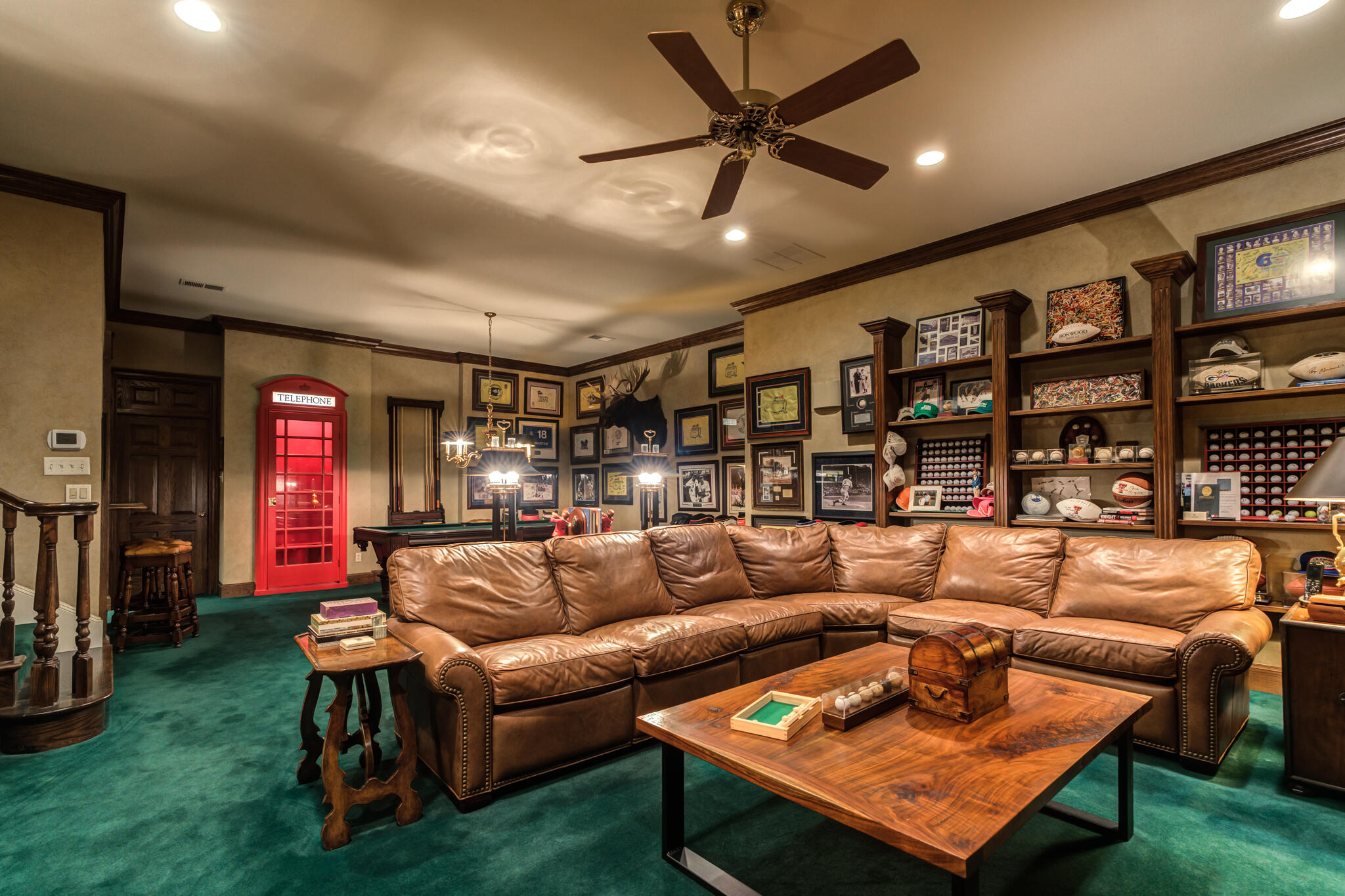 9108 Salem Drive Lubbock, TX 79424 - Photo 75 of 110 a living room with furniture and a bookshelf