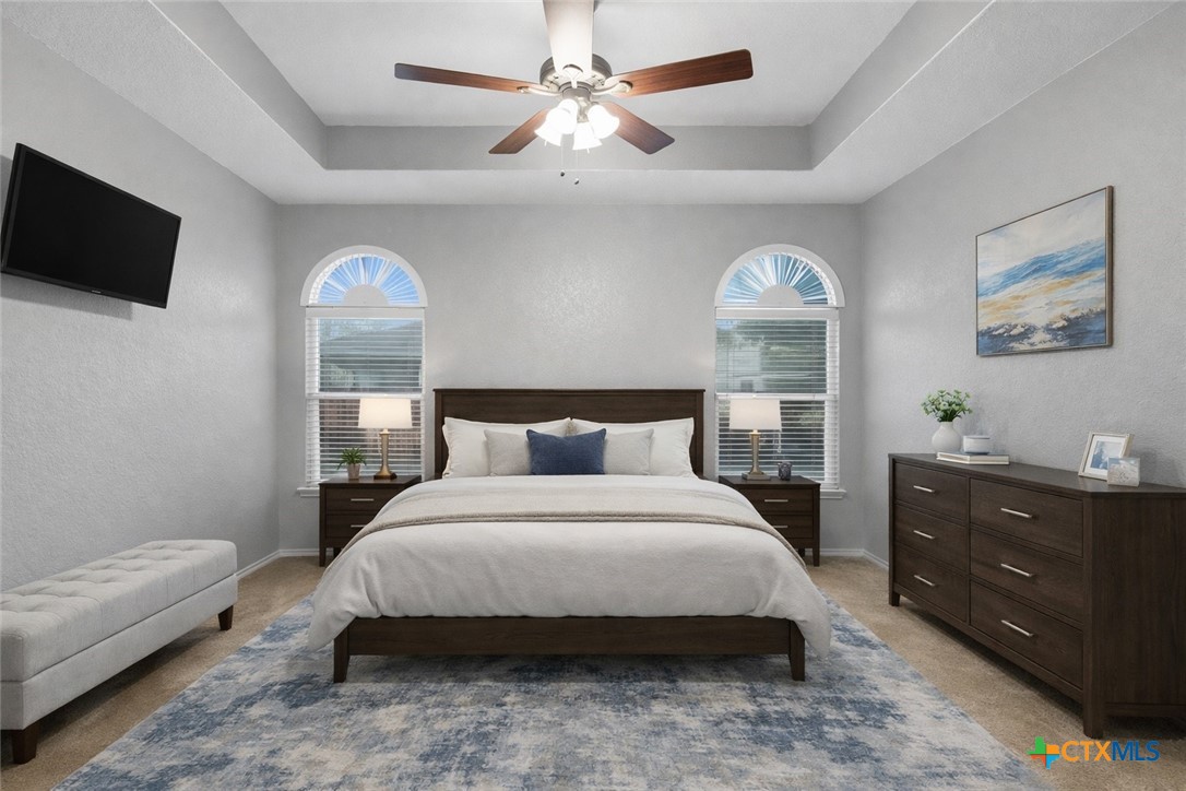 716 Hollow Ridge Schertz, TX 78108 - Photo 25 of 47 Virtually staged Master bedroom