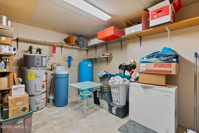 a view of balcony with wooden floor