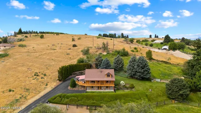 a view of a terrace with a garden