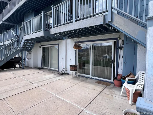 a view of a entryway door front of house