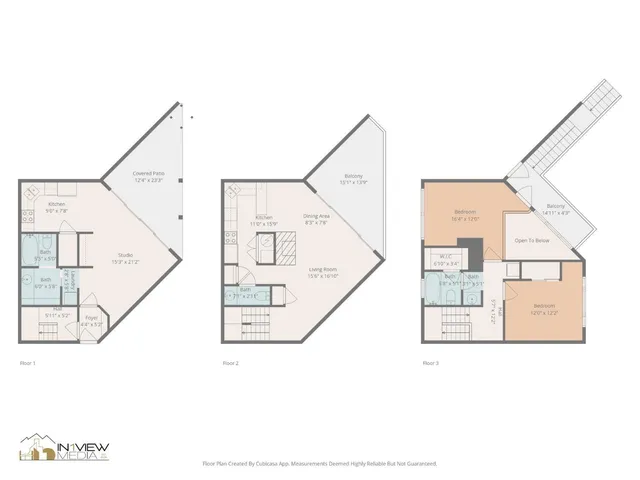 a view of a city with sitting area