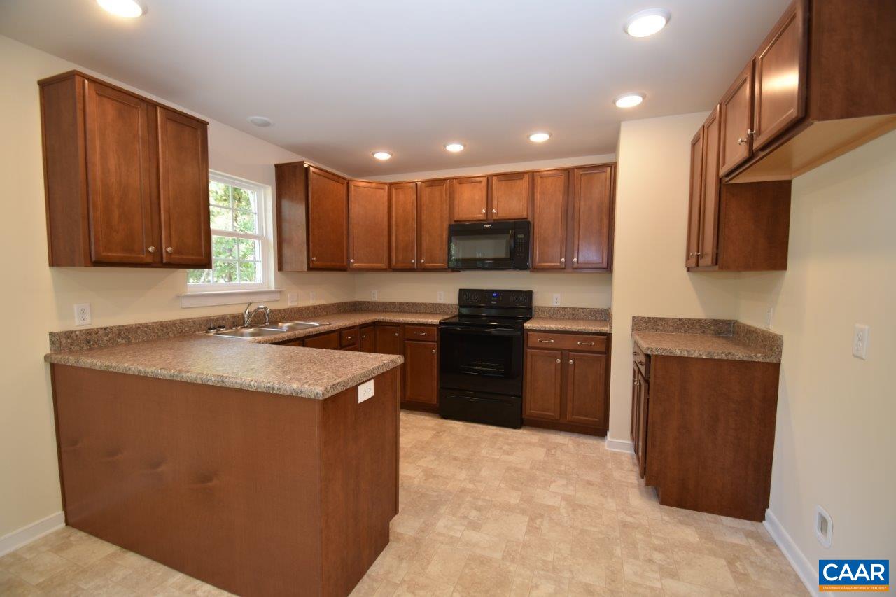 24 Haversack Road, Unit LOT 373 Palmyra, VA 22963 - Photo 8 of 15 a kitchen with stainless steel appliances granite countertop a stove a sink a refrigerator and a microwave