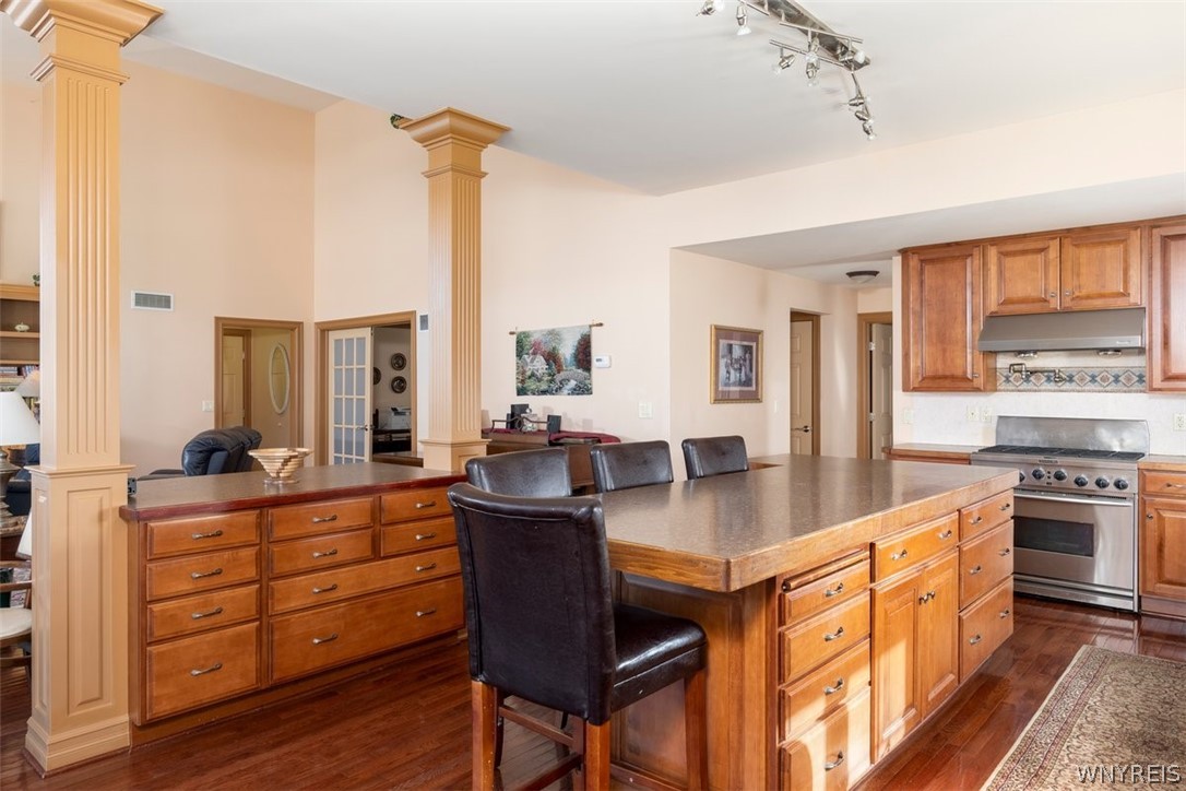 860 Union Road West Seneca, NY 14224 - Photo 16 of 50 Gormet Kitchen With Cherry Cabinetry