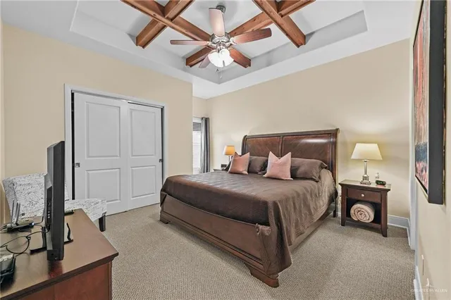 a view of small space with a door