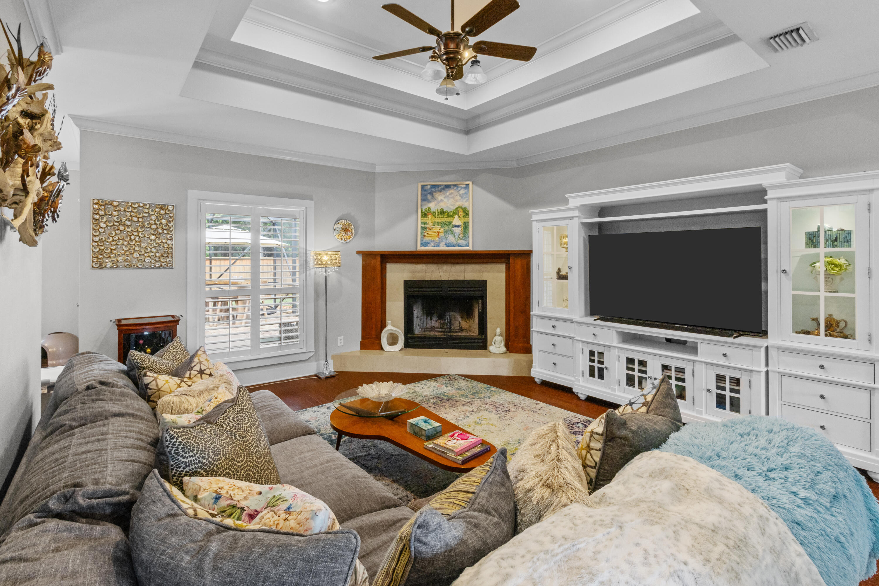 379 North Holiday Road Miramar Beach, FL 32550 - Photo 38 of 76 Living Room with Lighted Tray Ceilings