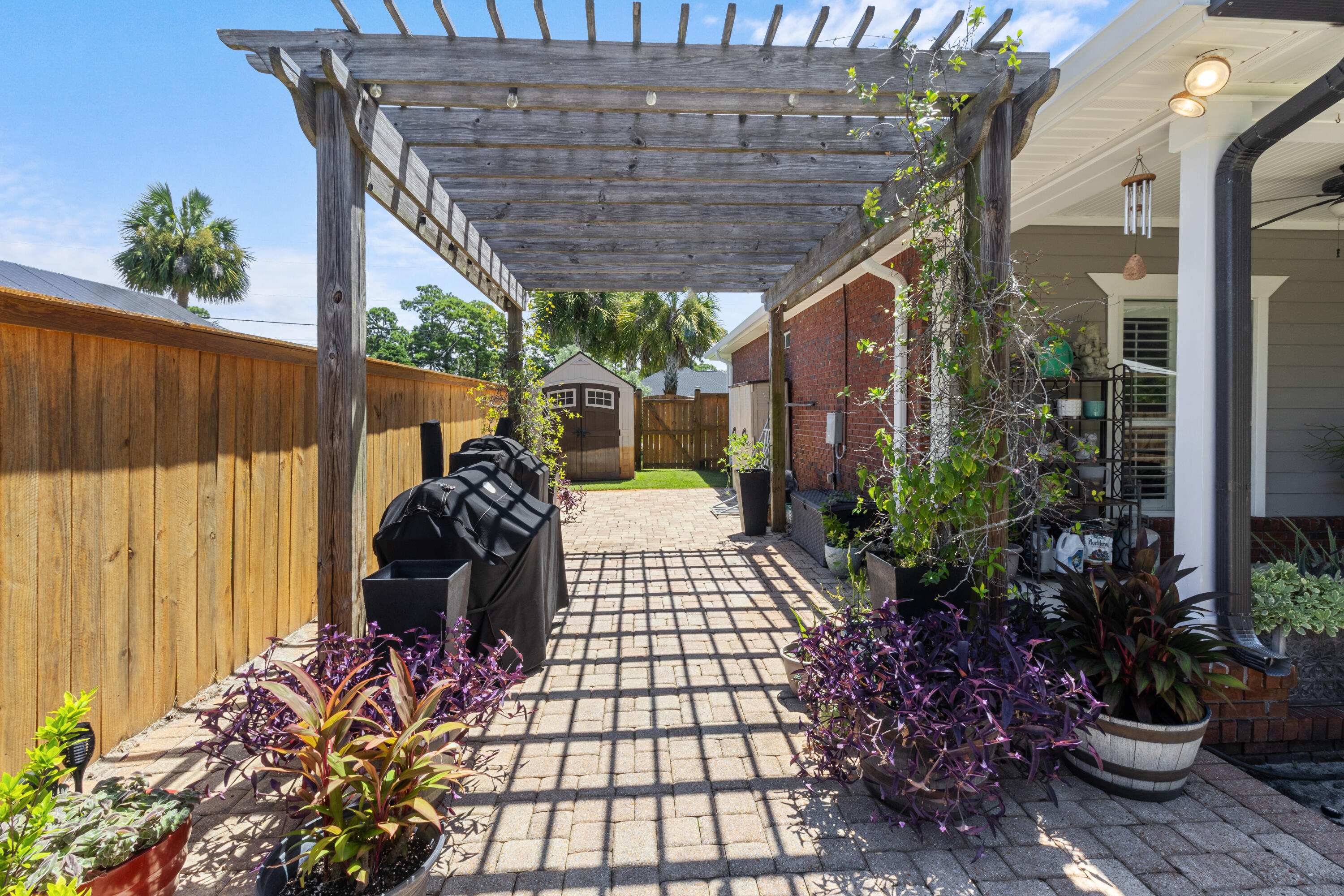 379 North Holiday Road Miramar Beach, FL 32550 - Photo 68 of 76 Trellised Grill Area