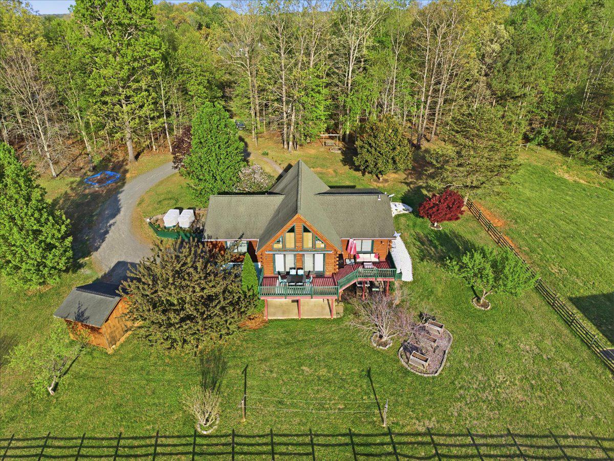 15240 Sheads Mountain Road Rixeyville, VA 22737 - Photo 2 of 70 A frame log home, shed, barn, fence, pond & more