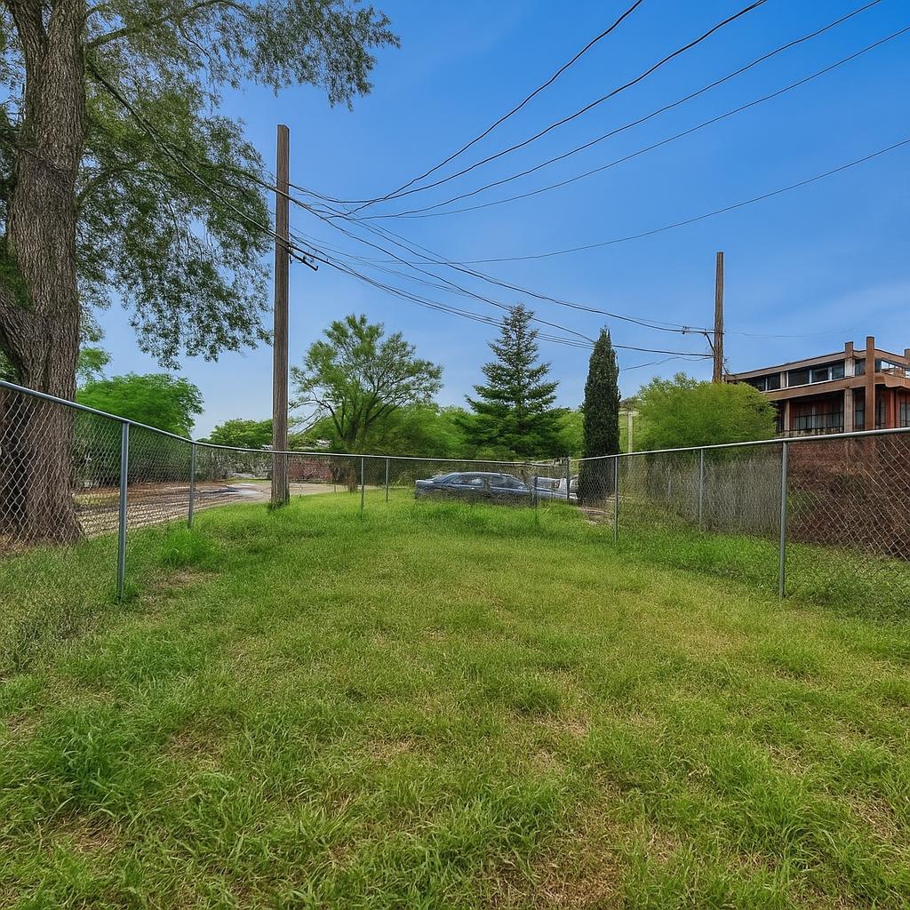 928 East 46th Street Chicago, IL 60653 - Photo 27 of 28 a view of a backyard with grass and palm trees