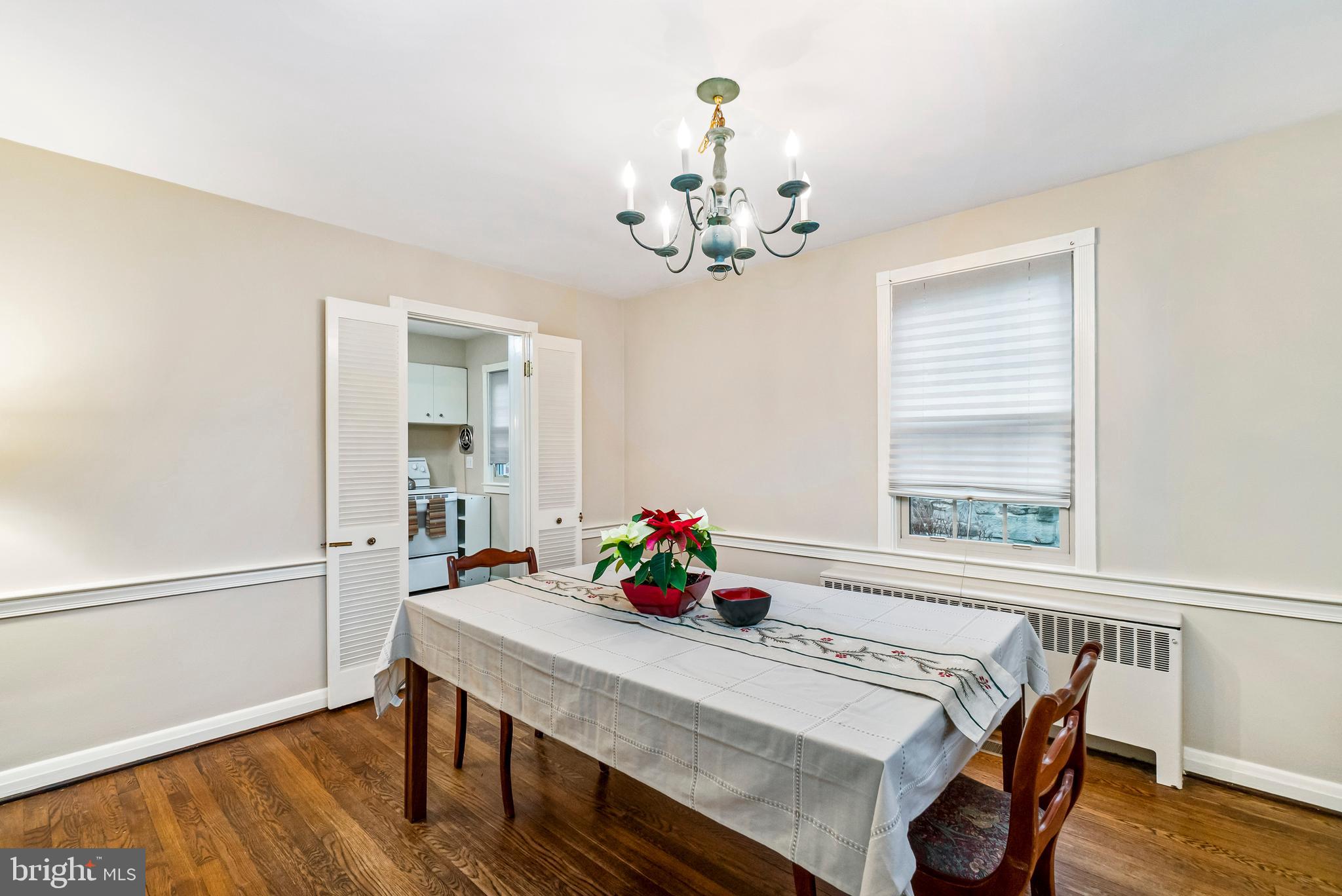 7021 Concord Road Baltimore, MD 21208 - Photo 3 of 39 Dining room off kitchen with chair rail