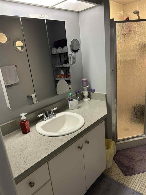12900 Vonn Road, Unit B202 Largo, FL 33774 - Photo 12 of 23 a bathroom with a sink and a mirror