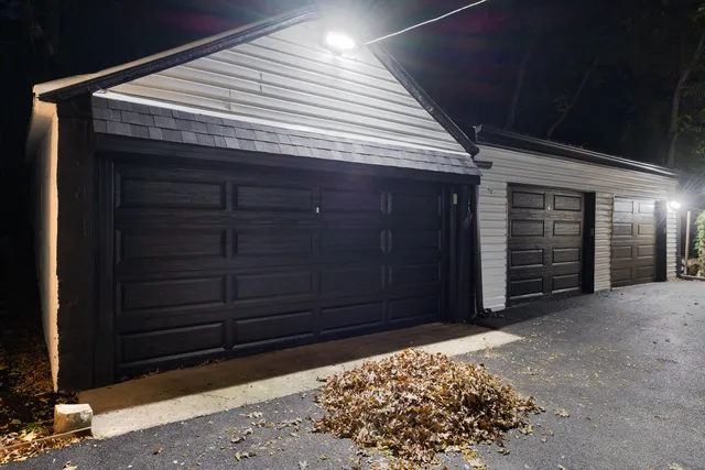 a view of a wooden door of the house