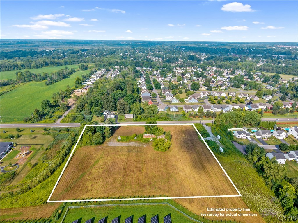8150 Morgan Road Clay, NY 13041 - Photo 10 of 13 outlined east to west view Morgan Rd