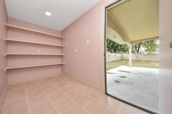 a view of an empty room