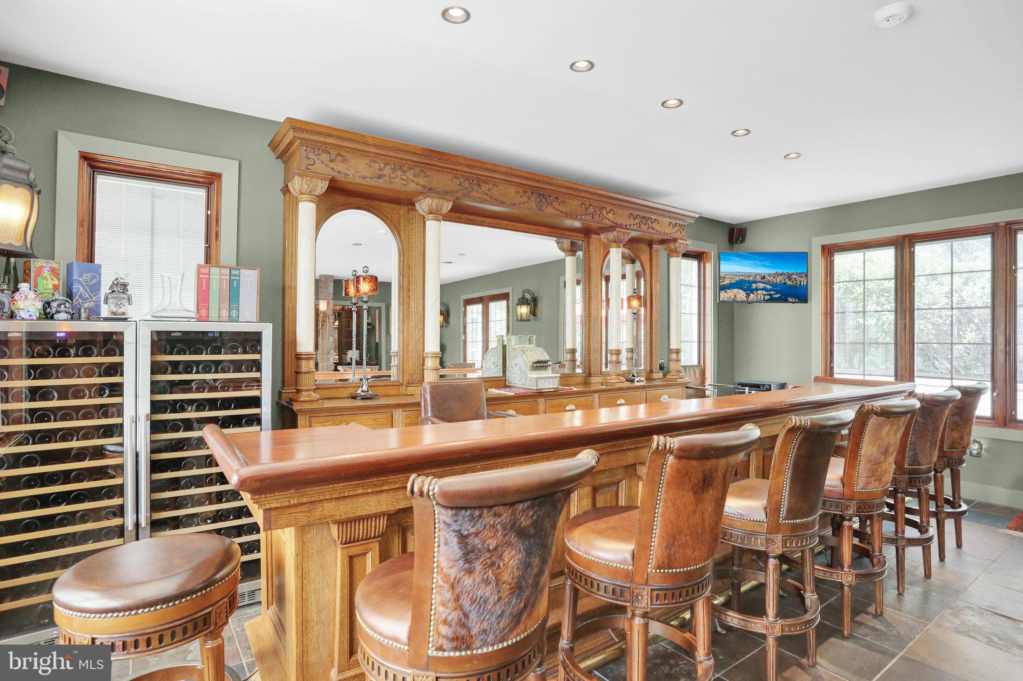 459 Mt Penn Road Reading, PA 19607 - Photo 10 of 96 Rare Antique Mid 1890's oak and mahogany bar