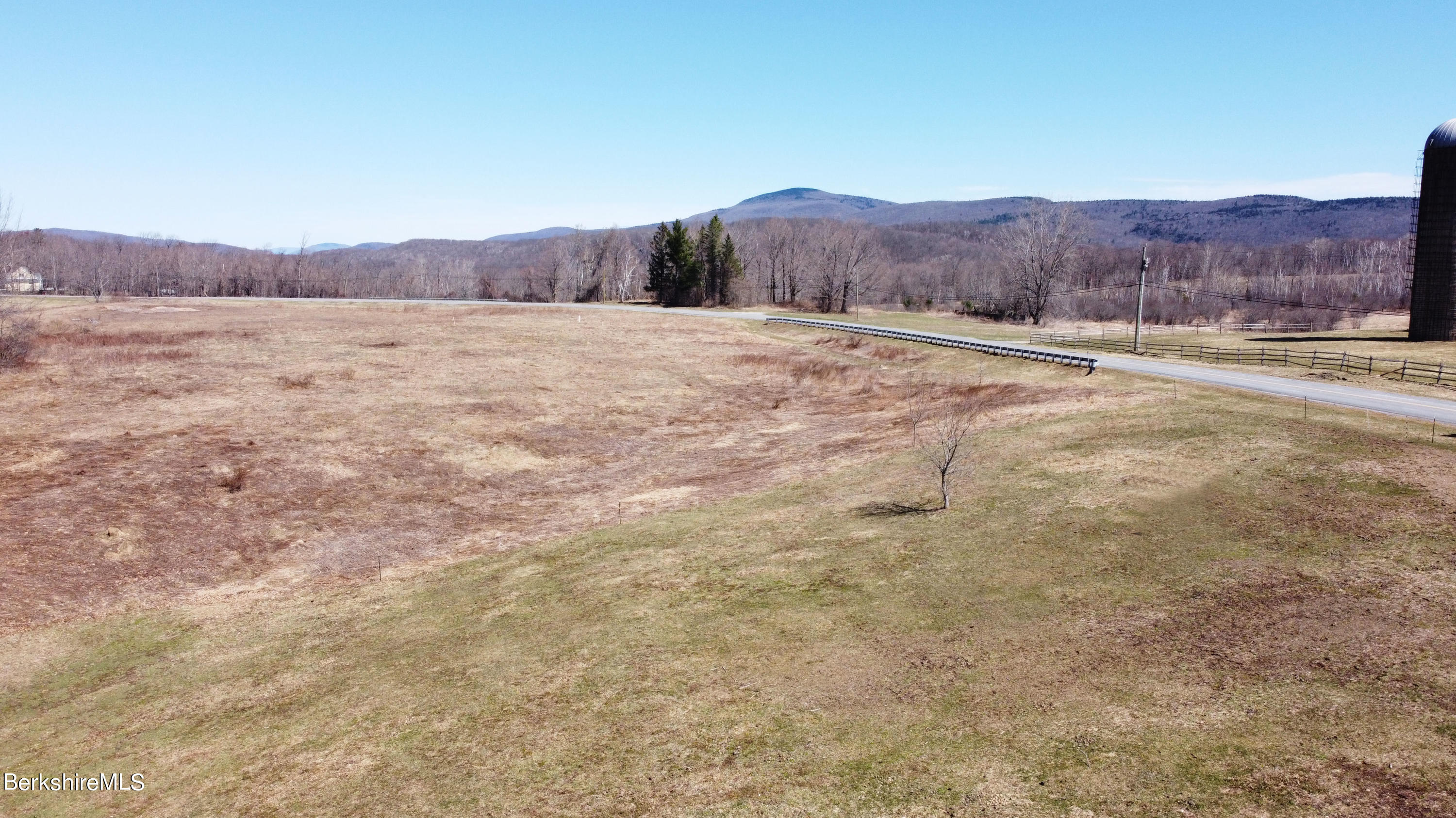 Lot 0 Bailey Road Lanesborough, MA 01237 - Photo 3 of 12 Drone Shot 2 of Clearing with Road