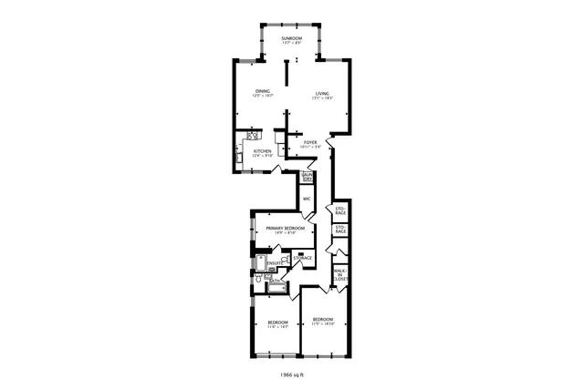 a picture of floor plan
