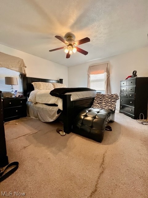 2480 Noble Road Cleveland, OH 44121 - Photo 17 of 31 Bedroom with carpet and ceiling fan