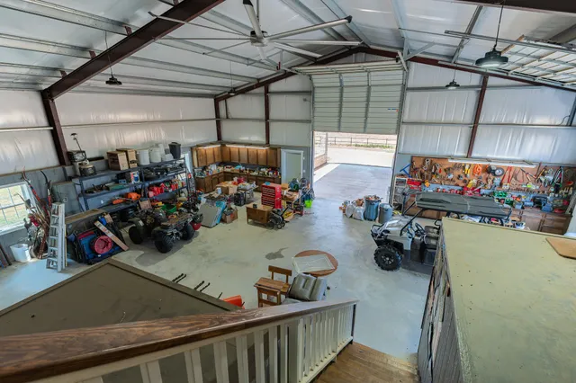 a view of a storage room with a lot of stuff